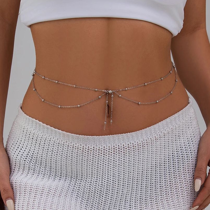 KunJoe Multilayer Gold Color T - Body Jewelry Dress recension och pris