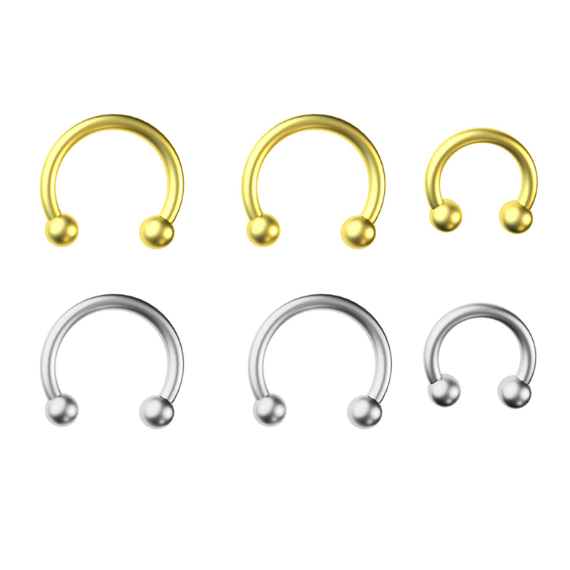 5pcs/lot Stainless Steel 18G H - Body Jewelry Barbell recension och pris