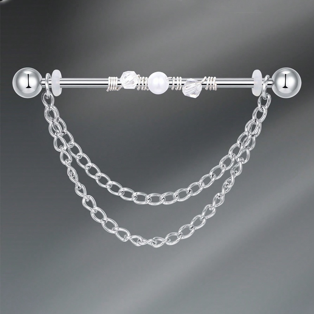 14G Industrial Barbell Cartila - Body Jewelry Barbell recension och pris