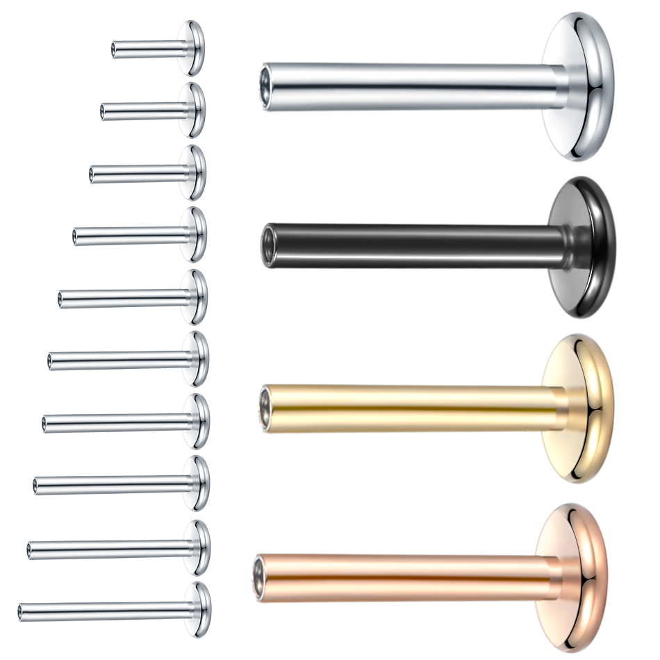 10Pcs/set Surgical Steel Labre - Body Jewelry Barbell recension och pris