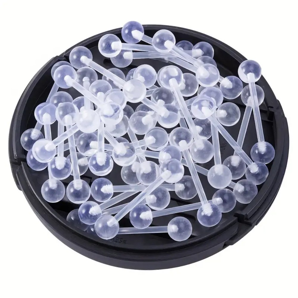 JKC Store 10pcs Acrylic Barbel - Body Jewelry In Store recension och pris