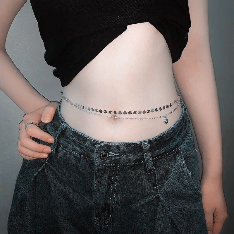 Fashion Simple Double Layer Be - Body Jewelry Outfit recension och pris