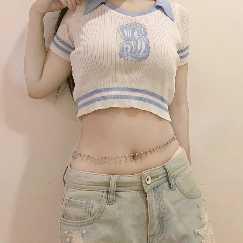 Fashion Simple Double Layer Be - Body Jewelry Outfit recension och pris
