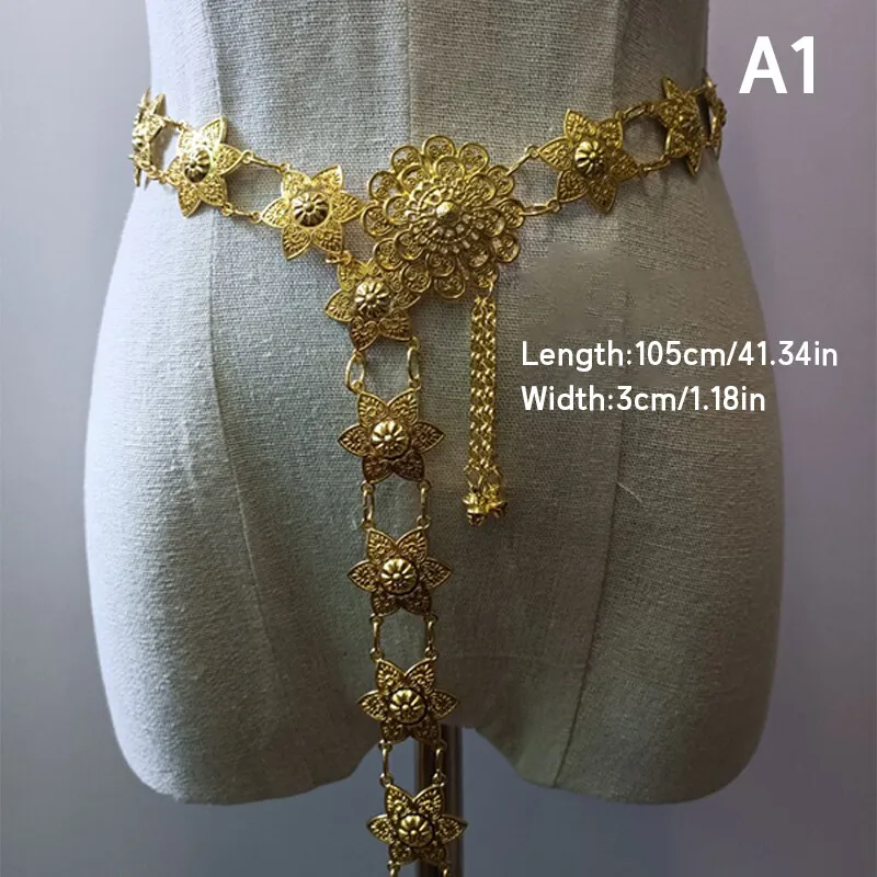 1PC Metal Thailand Waist Chain - Body Jewelry Outfit recension och pris