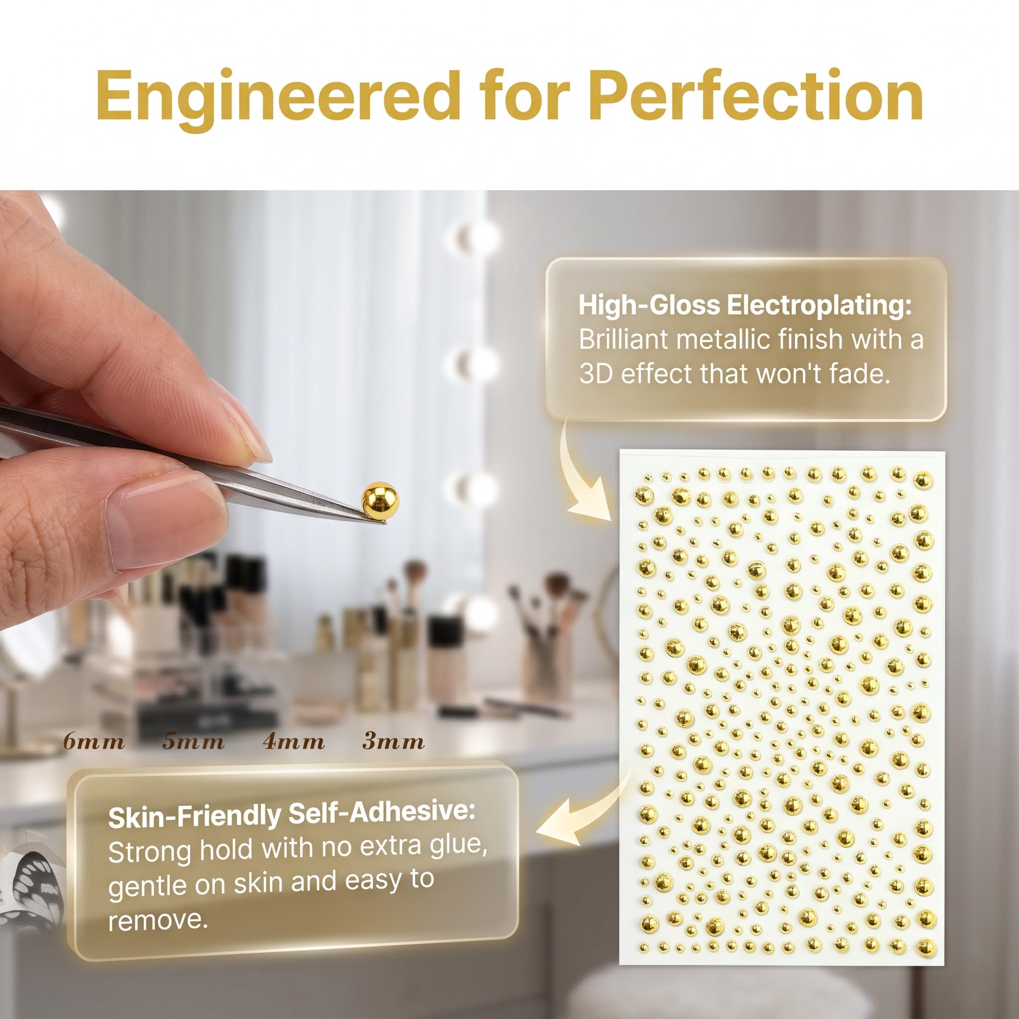 Face Body Ring Stickers Self A - Body Jewelry Nose Studs recension och pris