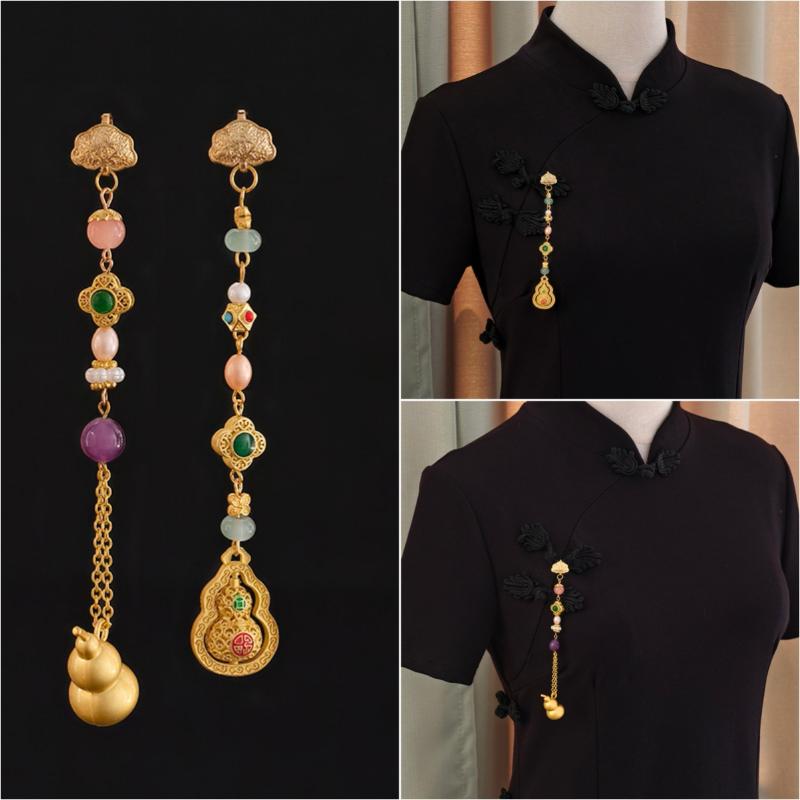 Ancient Style Waist Jade Ornam - Body Jewelry Dress recension och pris