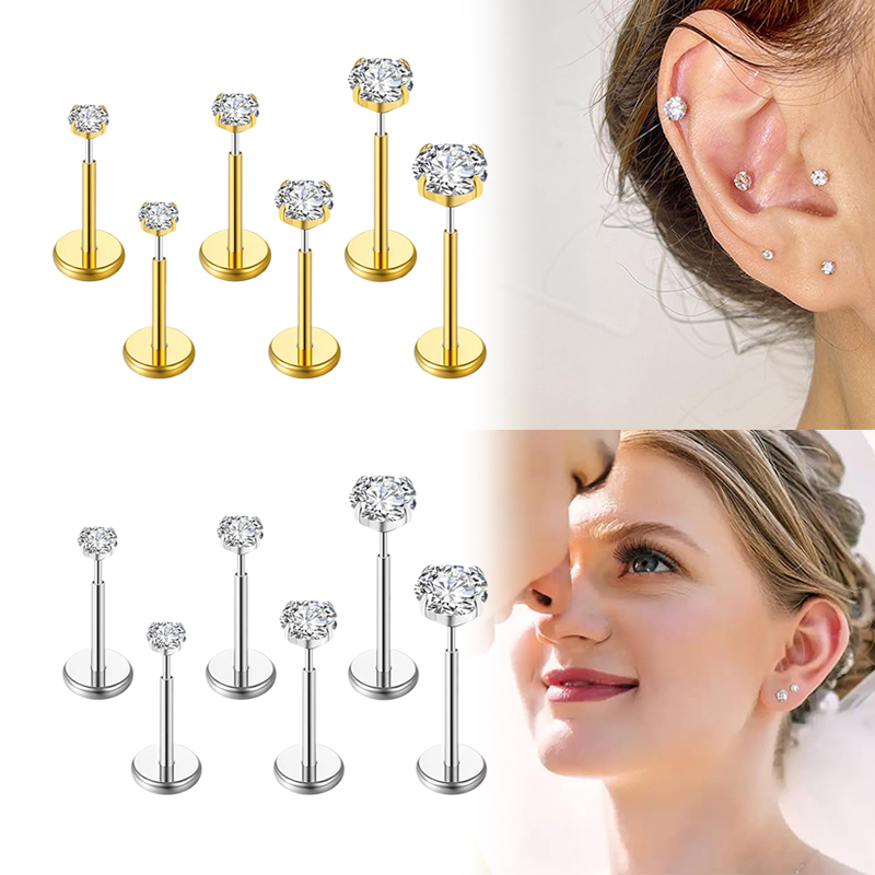 20G/18G/16G Surgical Stainless - Body Jewelry Nose Ring recension och pris